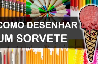 Como desenhar um sorvete